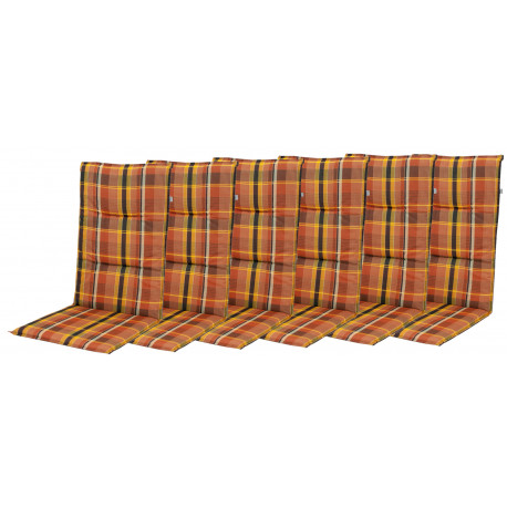 Doppler SPOT 24 vysoký - set 6 ks - polstry na křesla a židle