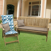 LIVING 2917 vysoký - polstr na židli a křeslo