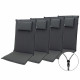 ELEGANT 2430 vysoký - set 4 ks - polstry na židli a křeslo s podhlavníkem