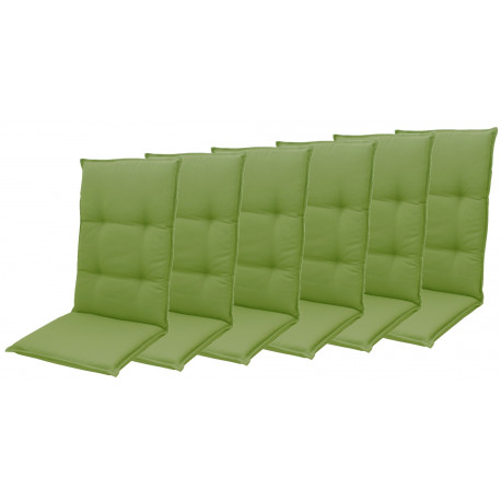 Polstry na křesla a židle, vysoké, set 6 ks, Doppler LIVING HIT 7836