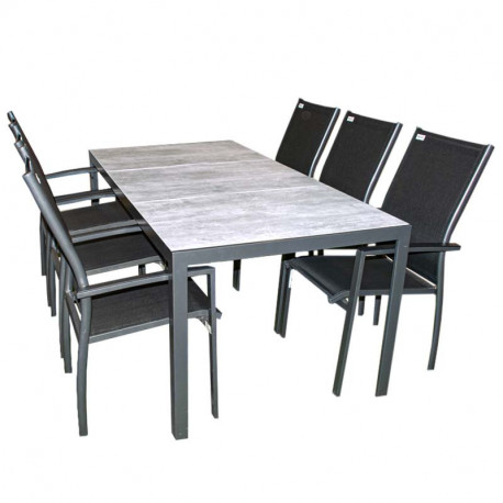 Doppler BERGAMO EXPERT - hliníková sedací souprava 6+1