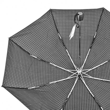 Doppler Mini Fiber - pánský skládací deštník, šedá (obrázek 4)