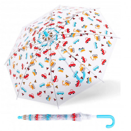 Derby Kids Sky Transparent - průhledný dětský holový deštník