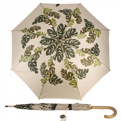 NATURE LONG Choice Beige - dámský EKO deštník
