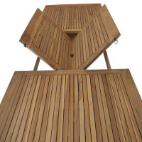 TECTONA - dřevěný rozkládací stůl 180/240x100 cm - 2. JAKOST (N259)