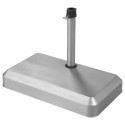 Stojan betonový 20 kg stříbrný pro slunečníky - 2. JAKOST (SO32)