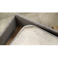 Stojan betonový 20 kg stříbrný pro slunečníky - 2. jakost (SO32)
