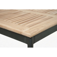 Stůl CONCEPT rozkládací s teakovou deskou - 2. jakost (N291)