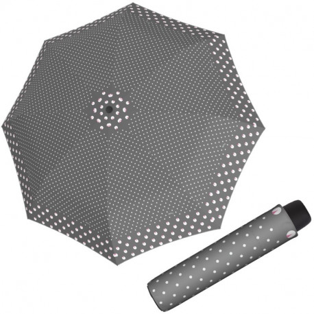 Derby Hit Mini Twinkle - dámský/dětský skládací deštník, šedá
