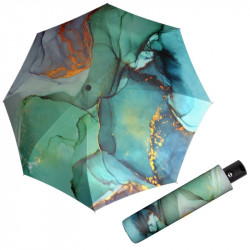 Carbonsteel Magic MARBLE BLUE - dámský plně automatický deštník