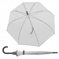 Nizza Transparent - dámský holový vystřelovací deštník