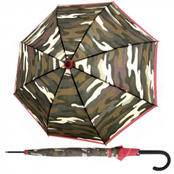 Fiber Flex AC Camoustripe - dámský holový vystřelovací deštník