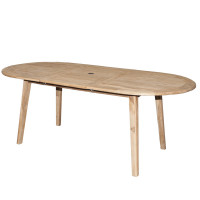 TECTONA - dřevěný rozkládací stůl 150/200x95 cm - 2. jakost (N294)