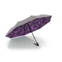 KNIRPS T.200 Feel Purple s UV - elegantní dámský plně automatický deštník