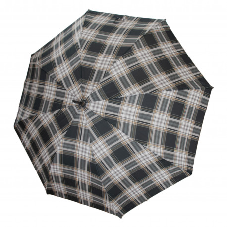 Derby Hit Long - dámský/pánský holový vystřelovací deštník, hnědá