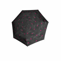KNIRPS T.020 MEDITATE BLACK - EKO ultralehký skládací deštník