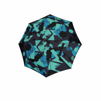 KNIRPS A.050 EXPLORE AQUA - elegantní dámský skládací deštník