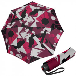 KNIRPS A.050 EXPLORE HIBISCUS - elegantní dámský skládací deštník