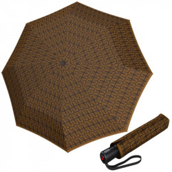 KNIRPS A.200 TRUST CARAMEL - elegantní dámský plnoautomatický deštník