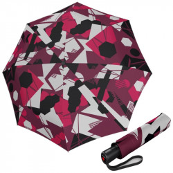 KNIRPS A.200 EXPLORE HIBISCUS - elegantní dámský plnoautomatický deštník