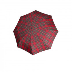 Carbonsteel Mini Woven Karo - dámský skládací deštník