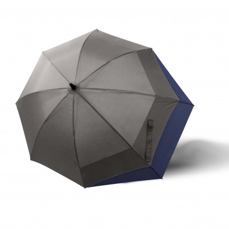 Doppler Fiber Long Automatic Move - dámský/pánský holový vystřelovací deštník, šedá, plná barva