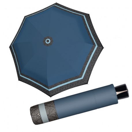 Doppler Fiber Mini Style - dámský skládací deštník, modrá