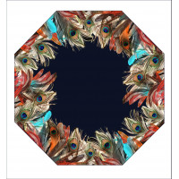 Elegance Boheme Flame - dámský luxusní deštník s potiskem plamene