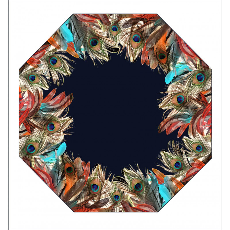 Elegance Boheme Flame - dámský luxusní deštník s potiskem plamene