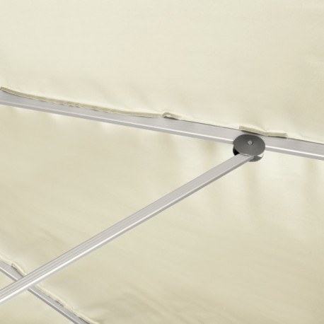 Velký profi slunečník Doppler TELESTAR 4 x 4 m - bílý (obrázek 10)