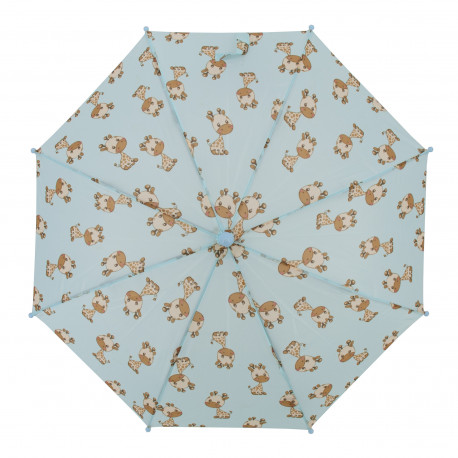 Doppler Kids Maxi Giraffe - dětský holový deštník, modrá, geometrický / abstraktní