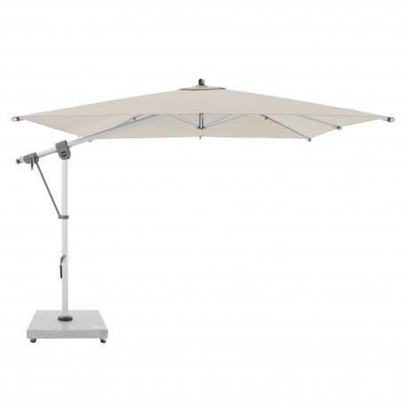 Zahradní výkyvný slunečník s boční tyčí Doppler EXPERT 3 x 3 m- přírodní (slonovinová kost)