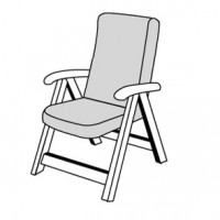 LIVING 3954 střední - polstr na židli a křeslo