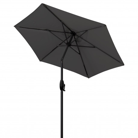 Levně Naklápěcí slunečník s klikou Derby Basic Lift NEO 180 cm - antracit