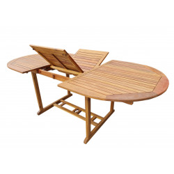 ATLAN - dřevěný rozkládací stůl 150/200x100x74 cm