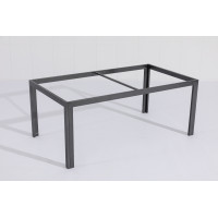 LUNA - hliníkový zahradní stůl 180 x 100 x 74 cm