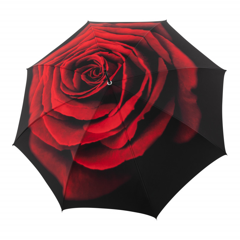 Elegance Růže- dámský luxusní deštník s potiskem růže
