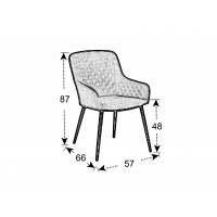 PRATO PARIS PEVNÉ ŠEDÉ - luxusní zahradní souprava 8+1