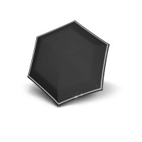 KNIRPS ROOKIE BLACK REFLECTIVE - lehký skládací deštník