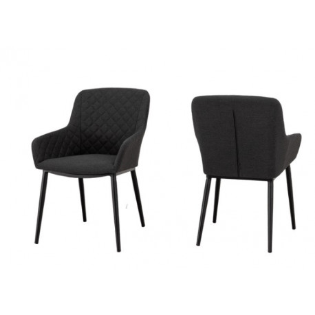 Doppler PARIS LIKA-TEX® antracit - luxusní zahradní křeslo - Rozbalené zboží (N524)