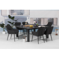 Paris LIKA-TEX® antracit - luxusní zahradní křeslo