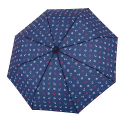 Hit Mini Maritime - manuální deštník s kotvičkami