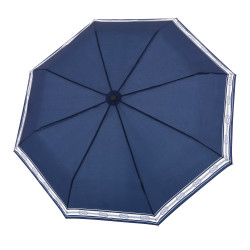 Hit Mini Maritime - manuální deštník s bílým lemováním