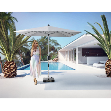 Zahradní středový slunečník Knirps KNIRPS APOLL 260 x 165 cm - černý