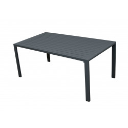 MORISS - zahradní hliníkový stůl 130 x 72 x 55 cm