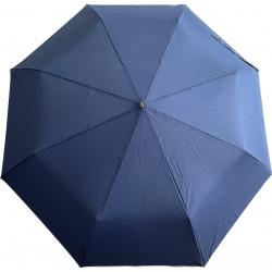 Fiber Magic big Chester uni navy, RH Holz Griff  - pánský plně automatický deštník