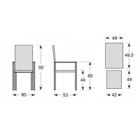 TAMAN číslo 4 - zahradní stohovací teakové křeslo FSC®