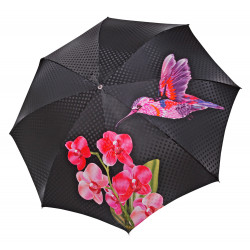 Elegance Boheme Paradiso - dámský luxusní deštník s potiskem kolibřík