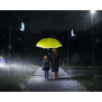 Fiber Magic Safety - dámský plně automaticky deštník
