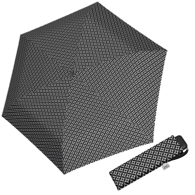 Carbonsteel Mini Slim Minimals - dámský skládací deštník